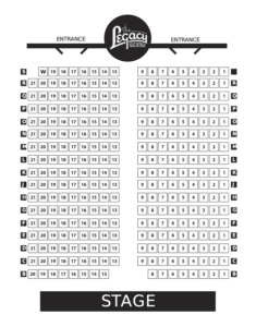 Seating Chart – The Legacy Theatre